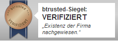 btrusted-Siegel – Verifizierte Firma